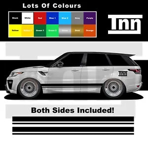 Stickers For RANGE ROVER SPORT SIDE STRIPES HSE 4X4 Decals Graphics SVR LAND 4x4