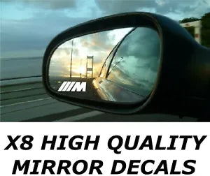 x8 BMW M Wing Mirror Decals  Car Sticker Performance M2 M4 M5 M8 X3 X4 X5 X6