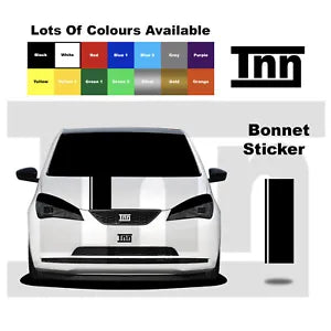 Bonnet Stripe Stickers Vinyl Graphics For Skoda Citigo VW Up! UP  Seat Mii DUB