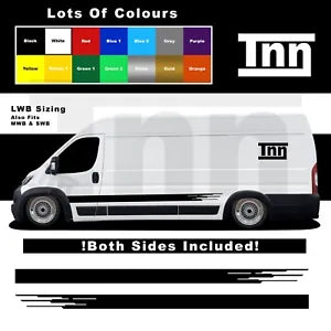 STICKERS For FIAT DUCATO LWB MWB SWB SIDE GRAPHICS DECALS VAN MOTORHOME CAMPER