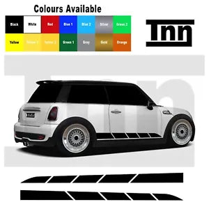 Side Stickers for Mini Cooper S One Side Car Vinyl Stripes Decal Clubman Graphic