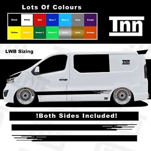 Stickers for Vauxhall Vivaro Side Stripes Motorhome MK1 MK2 MK3 SWB LWB limited