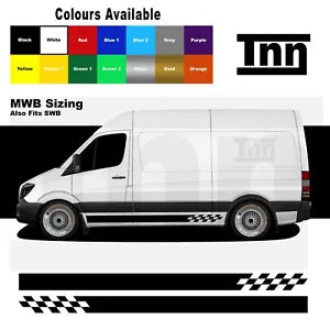 Side Stickers Graphics Stripes Decals For Mercedes Sprinter Camper Van Motorhome