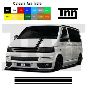 Bonnet Stripe Sticker For VW Volkswagen Transporter Sticker T4 T5 T6 Vinyl Decal