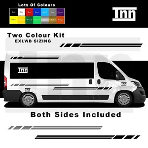 Stickers for L4 EXLWB FIAT DUCATO MOTORHOME CAMPER VAN STRIPES GRAPHICS DECALS