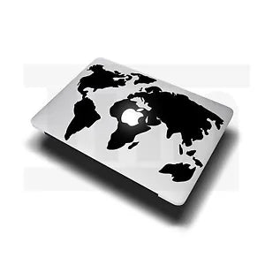 World Map Decal Sticker for Apple MacBook Air Pro Laptop 11" 13" 15" 17"