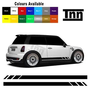 Stickers For Mini Cooper S One Clubman Side Stripe Graphics Stripes Decals Vinyl