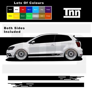 For VW Polo Stickers Golf Lupo GTD GTI R Line GT Stripe Scirocco Decal Vinyl DUB