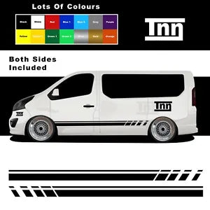 for Vauxhall Vivaro Stickers Side Stripe Camper Motorhome MK1 MK2 SWB Trafic