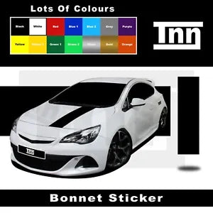 Bonnet Stickers For Vauxhall Astra VXR SXI SRI GTC MK6 Graphics Decals Opel