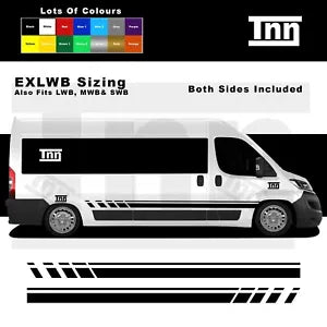 STICKERS For FIAT DUCATO EXLWB LWB MWB SWB SIDE GRAPHICS DECALS CAMPER VANS dobl