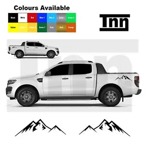 Stickers For Ford Ranger Raptor Side Decal Stickers Decals 4x4 Off Road Mountain