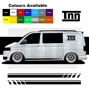 Side Stickers For VW Volkswagen Transporter T5 T6 T4 Sticker Decal Camper Caddy