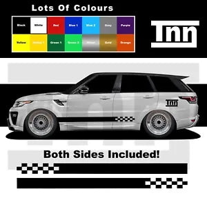 Stickers For RANGE ROVER SPORT SIDE STRIPES HSE 4X4 Decals Graphics SVR LAND ROV