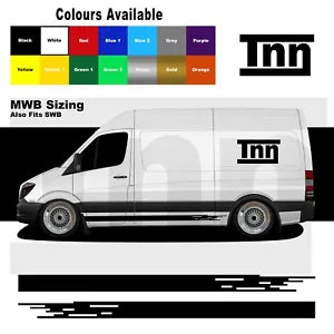 Side Stickers For Mercedes Sprinter Camper Van Motorhome Graphics Stripes Decals