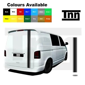 Stickers for VW Transporter T4 T5 T6 Rear Door Stripes Vinyls Decals Camper Vans