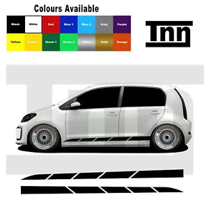 Side Stickers Stripes Decals For VW Volkswagen Up! UP GTI Skoda Citigo Seat Mii