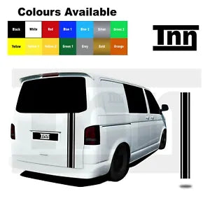 Vinyl Stripe Sticker Decal for VW Transporter T4 T5 T6 Rear Door Camper Van Barn