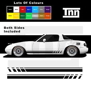 For Mazda Mx5 Stickers NA NB ND NC MK1 MK2 MK3 MK4 Side Stripes Miata Graphics