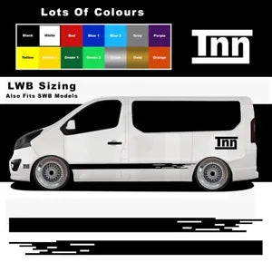 for Vauxhall Vivaro Stickers Side Stripes Motorhome MK1 MK2 MK3 SWB LWB limited