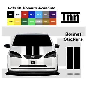 Bonnet Stripes Stickers Vinyl Graphics For VW Up! UP Skoda Citigo Seat Mii DUB