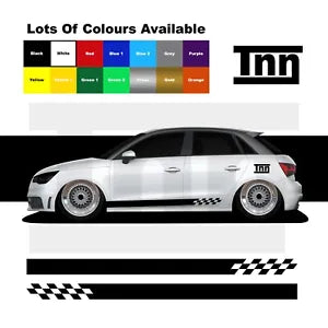 For Audi A1 S1 RS1 Stickers Side Stripes Sticker Graphics Graphic Decals 3DR 5DR