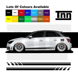 For Audi A1 S1 RS1 Side Stripes Graphics Stickers Sticker Graphic Decals Vinyl