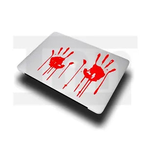 Blood Hands Sticker Decal Vinyl For MacBook Pro Air 11" 12" 13" 15" Laptop Skin