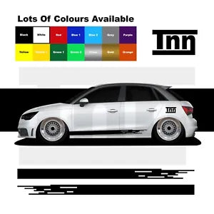 For Audi A1 S1 RS1 Stickers Side Stripes Graphics Sticker Graphic Decals 3DR 5DR